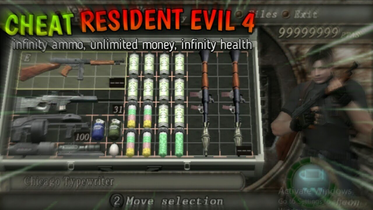 resident evil 4 pc cheats